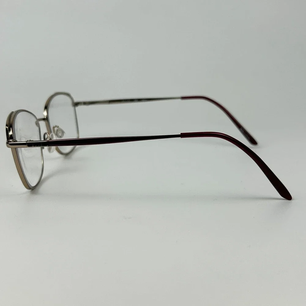 Elle EL13501 Women's Eyeglasses Frame Gold Tone Metal Full Rim 53-17-140 mm